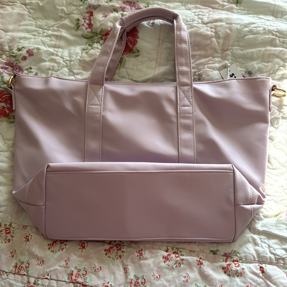 Stoney Clover Classic Mini Tote Bag Lilac NWT - Picture 3 of 6